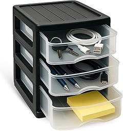 Diferencias entre organizadores de escritorio con cajones y sin cajones