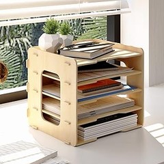 Organizadores de Escritorio de Madera y Plástico: Comparativa Completa