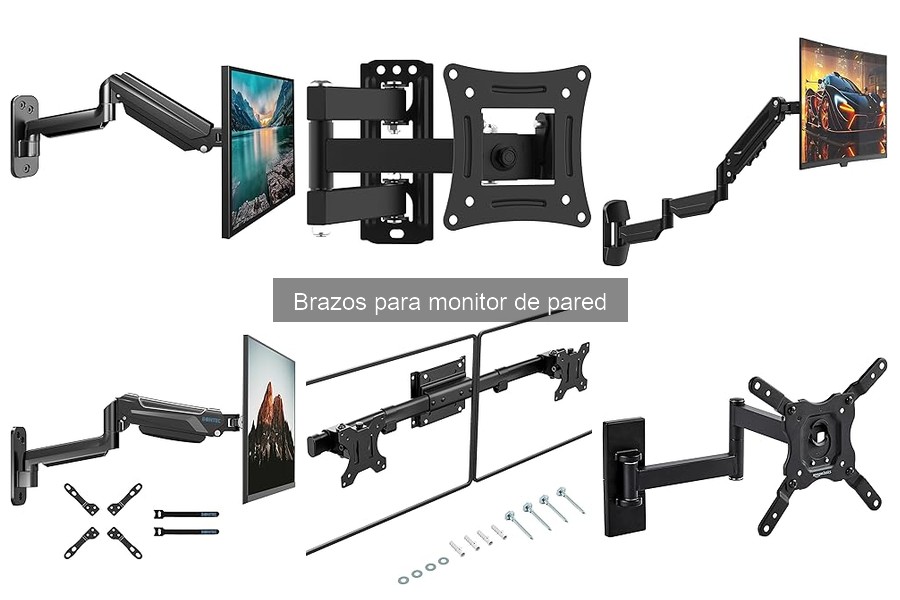 Accesorios imprescindibles para brazos de monitor de pared
