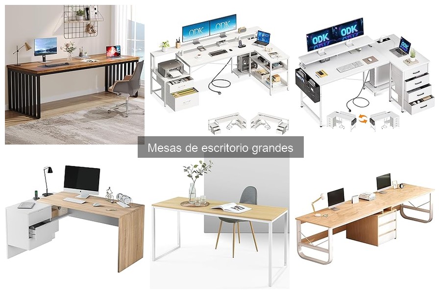 Accesorios indispensables para mesas de escritorio grandes