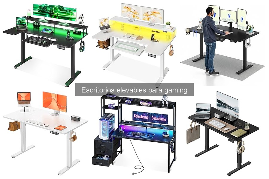 Accesorios recomendados para escritorios elevables gaming