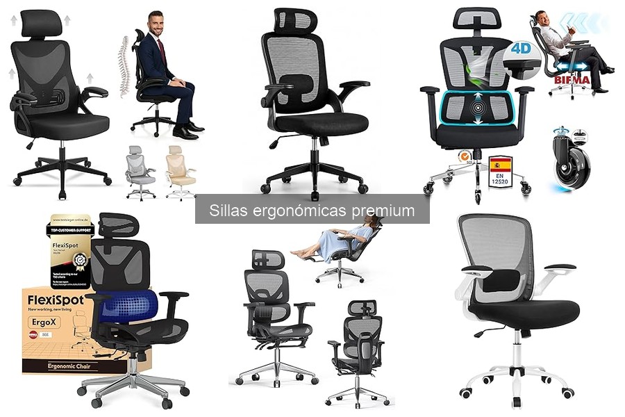 Ajusta tu Silla Ergonómica Premium para una Postura Ideal