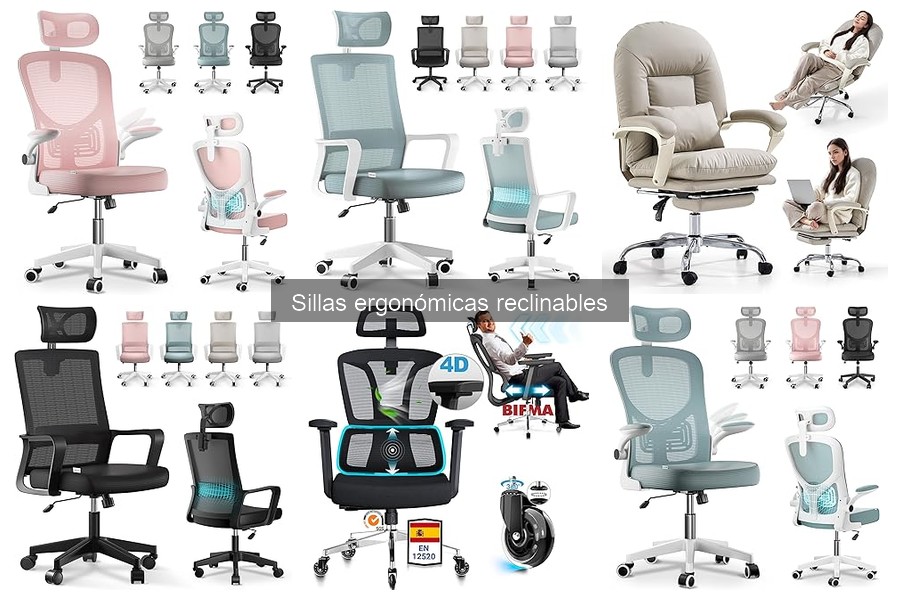 Ajusta tu Silla Ergonómica Reclinable para Mayor Comodidad