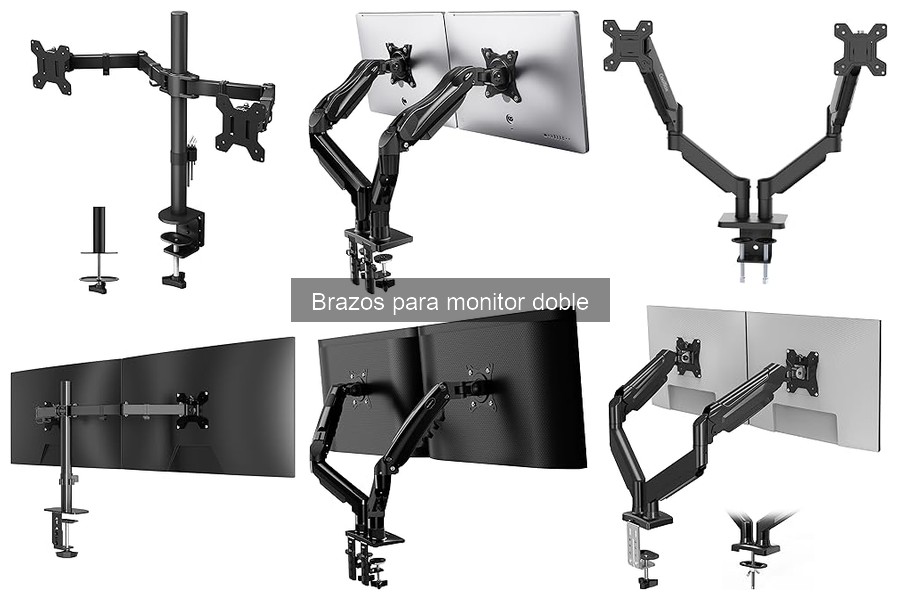 Ajuste Ergonómico del Brazo para Monitor Doble: Guía Práctica