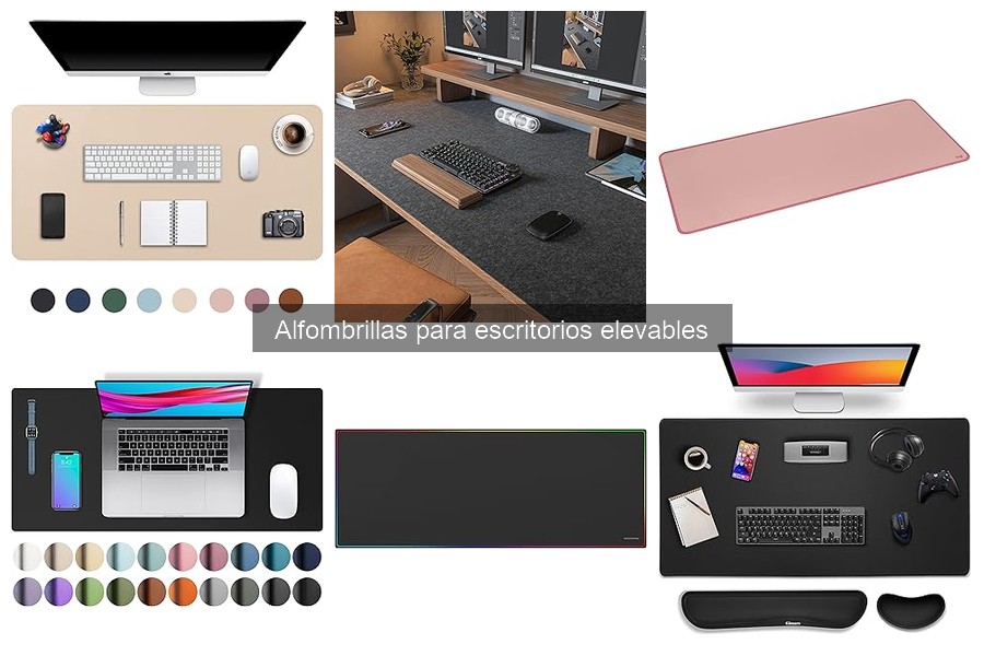 Alternativas a alfombrillas para escritorios elevables