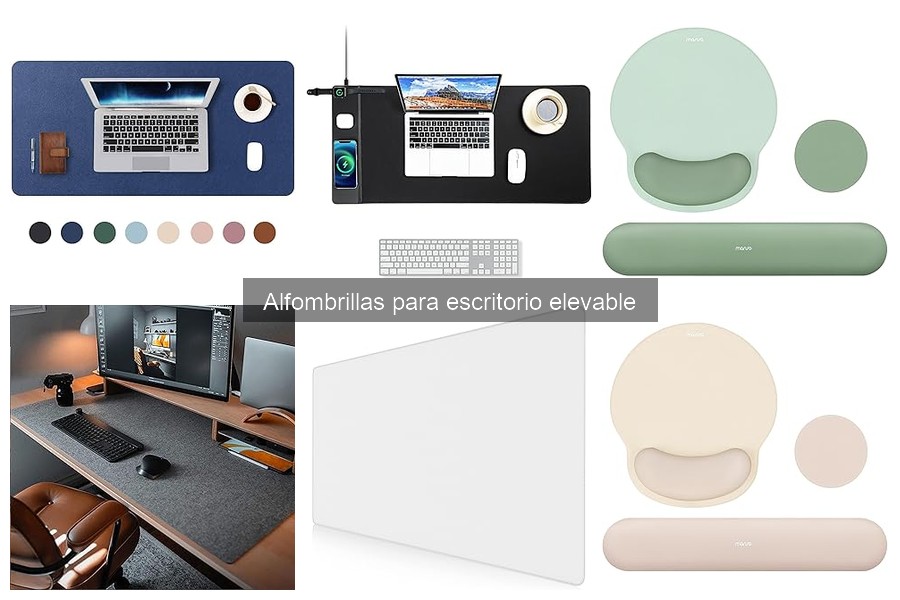 Alternativas a alfombrillas tradicionales para escritorio elevable