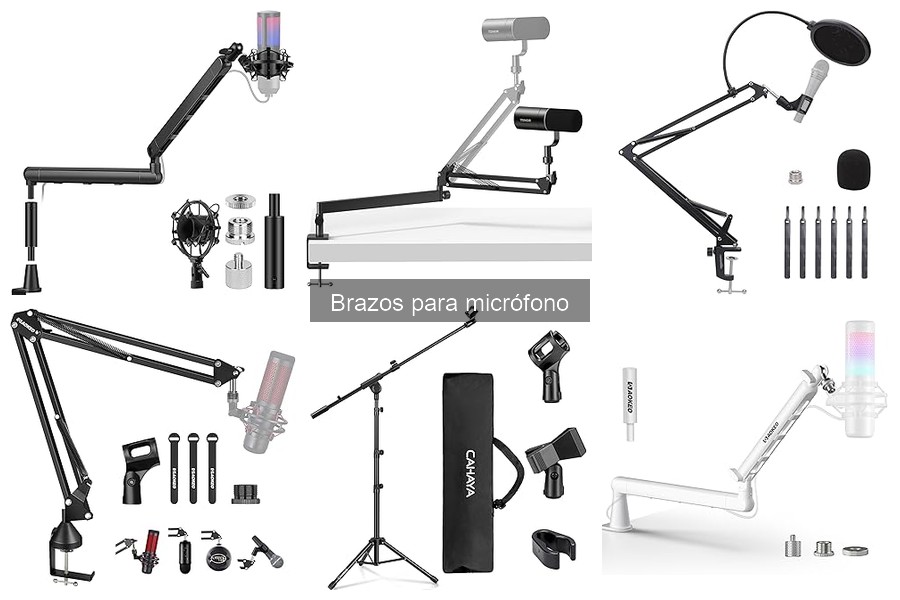 Alternativas a brazos de micrófono: soluciones innovadoras