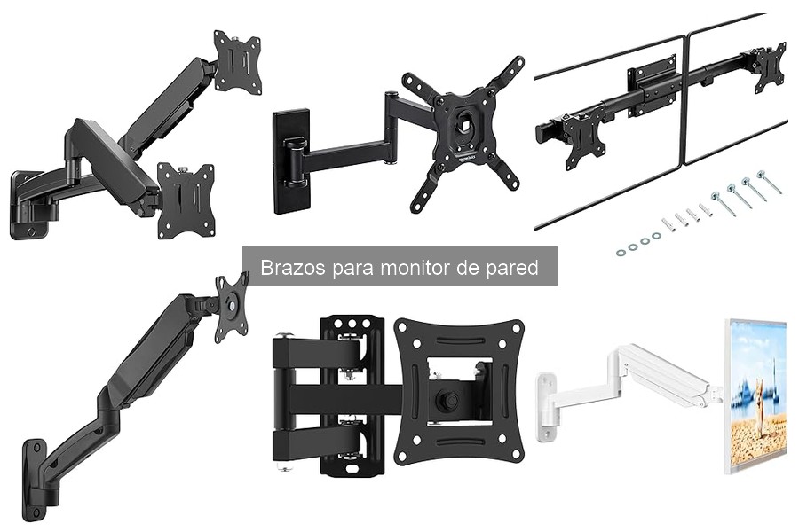 Alternativas a brazos para monitor de pared: ¡Descubre opciones!