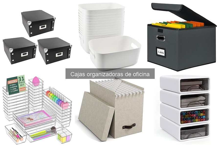 Alternativas a cajas organizadoras de oficina: soluciones prácticas