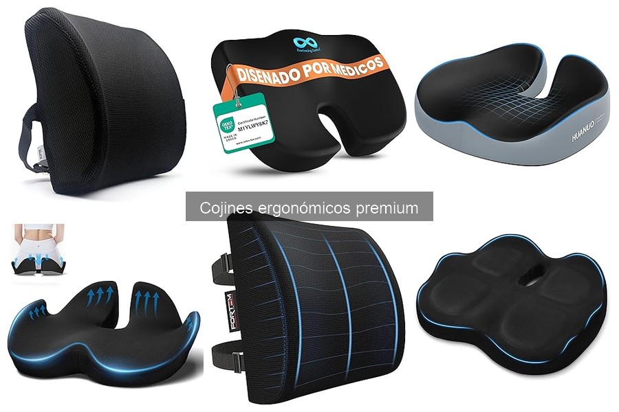 Alternativas a cojines ergonómicos premium para la oficina