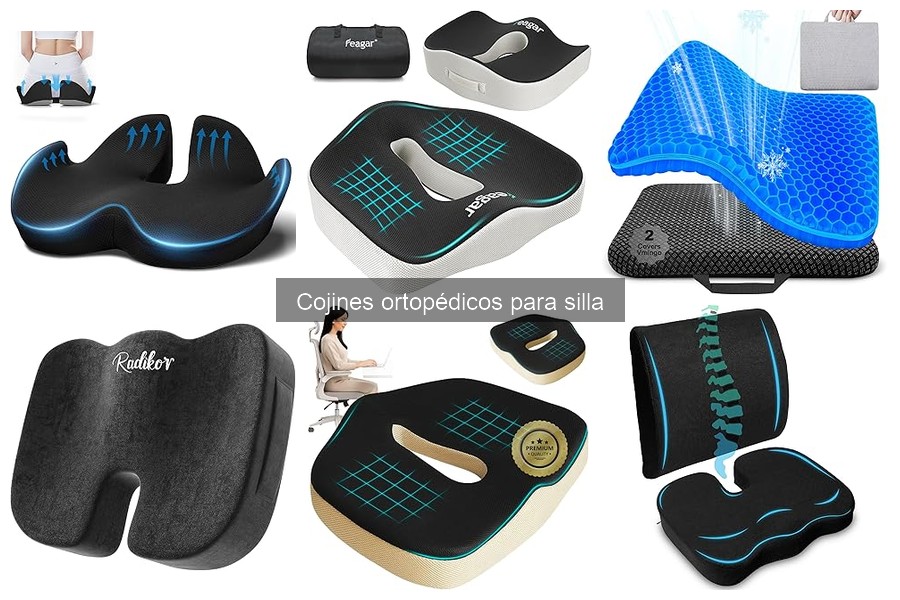 Alternativas a cojines ortopédicos para sillas ergonómicas