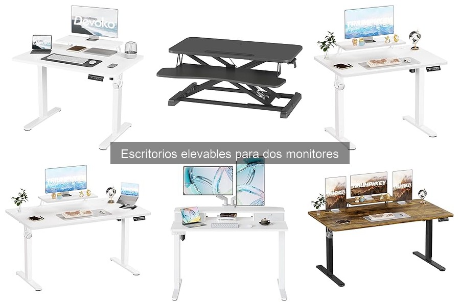 Alternativas a Escritorios Elevables para Dos Monitores