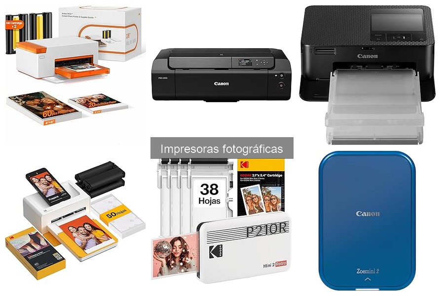 Alternativas a impresoras fotográficas para imprimir fotos