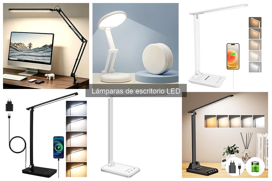 Alternativas a lámparas de escritorio LED: opciones y comparativa
