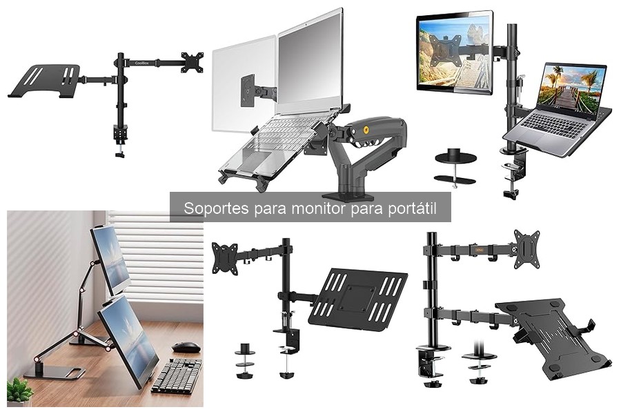 Alternativas a los soportes para monitor de portátil