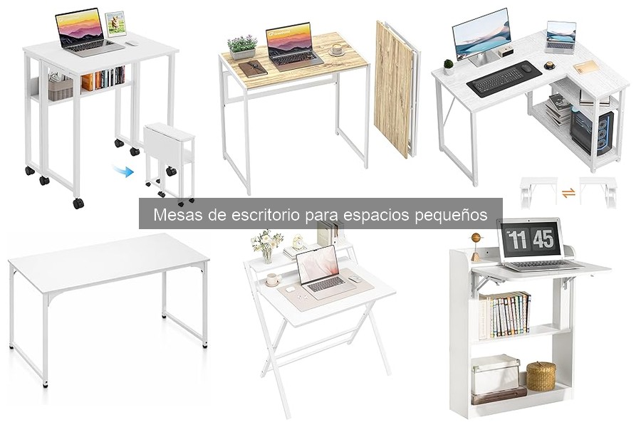 Alternativas a mesas de escritorio para espacios pequeños
