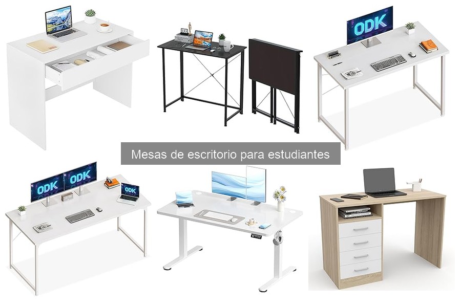 Alternativas a mesas de escritorio para estudiantes