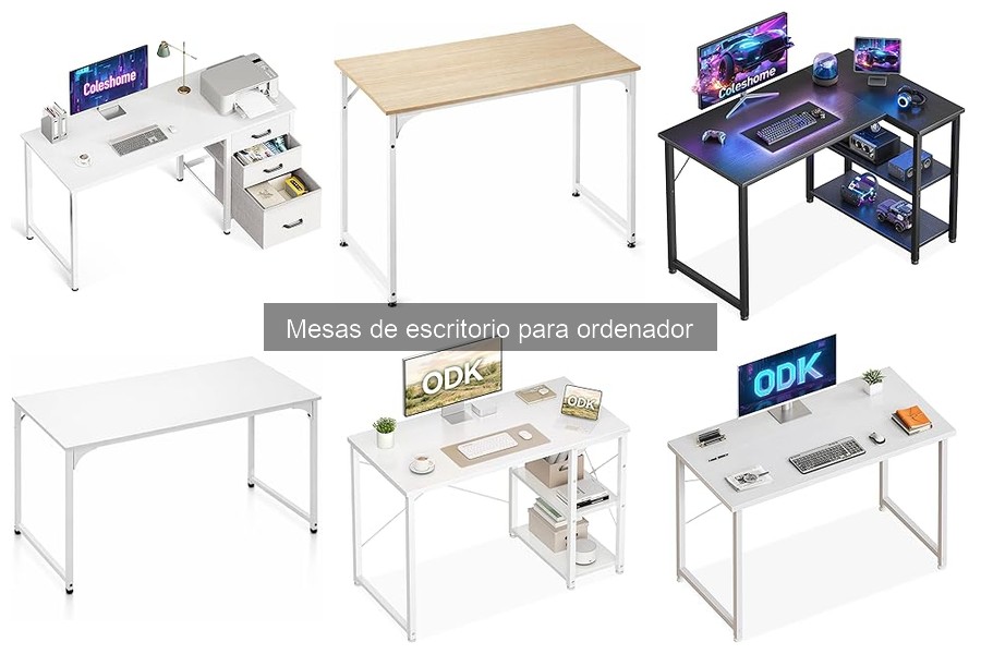 Alternativas a mesas grandes: escritorios para espacios reducidos