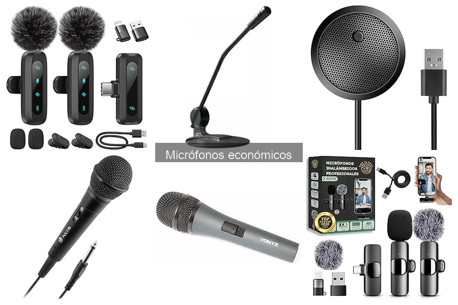 Alternativas a micrófonos económicos para mejor calidad