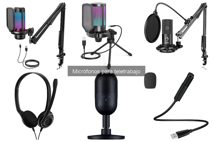 Alternativas a micrófonos para teletrabajo: soluciones efectivas