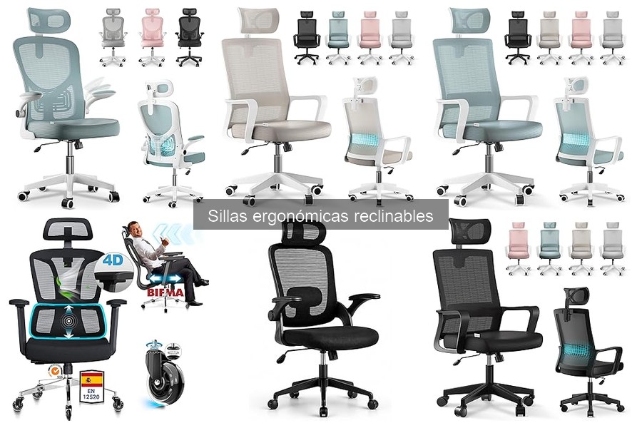 Alternativas a Sillas Ergonómicas Reclinables: Mejores Opciones