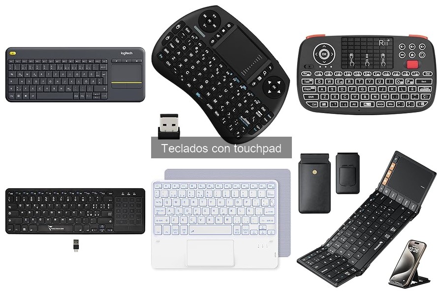 Alternativas a teclados con touchpad para tu oficina en casa