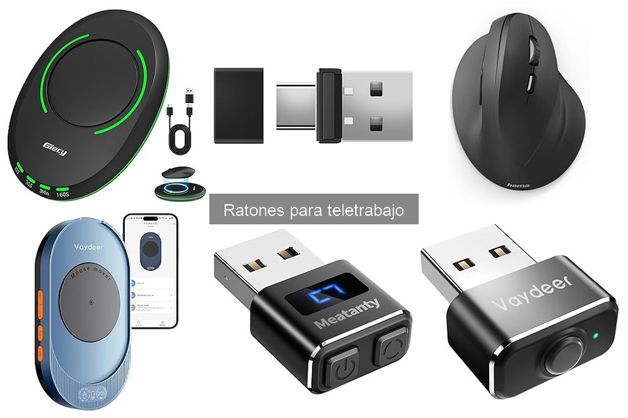 Alternativas al ratón para teletrabajo: opciones innovadoras