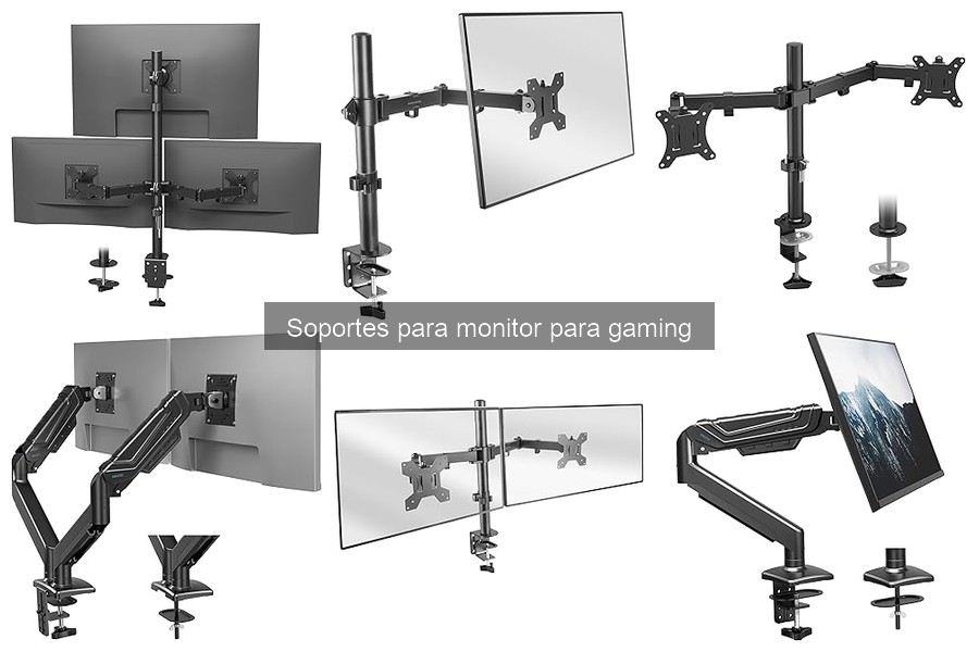 Alternativas al soporte de monitor para gamers sin espacio