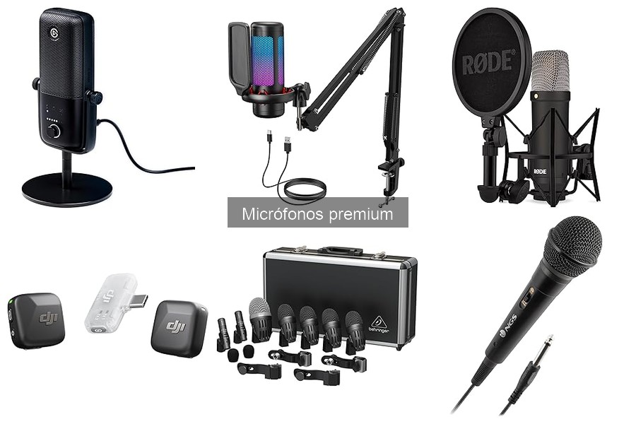 Alternativas atractivas a micrófonos premium conocidos