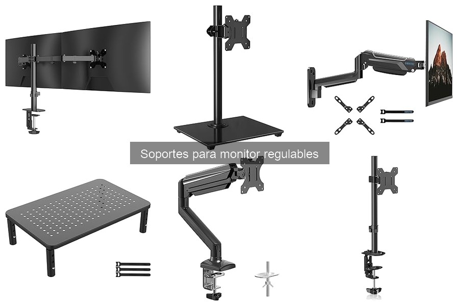 Alternativas económicas a soportes para monitor regulables