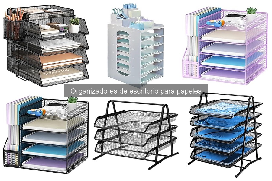 Alternativas efectivas a organizadores de escritorio para papeles