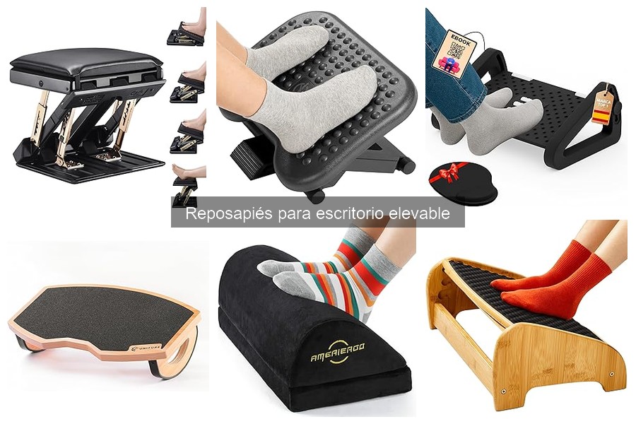 Alternativas efectivas al reposapiés elevable para mejorar la postura