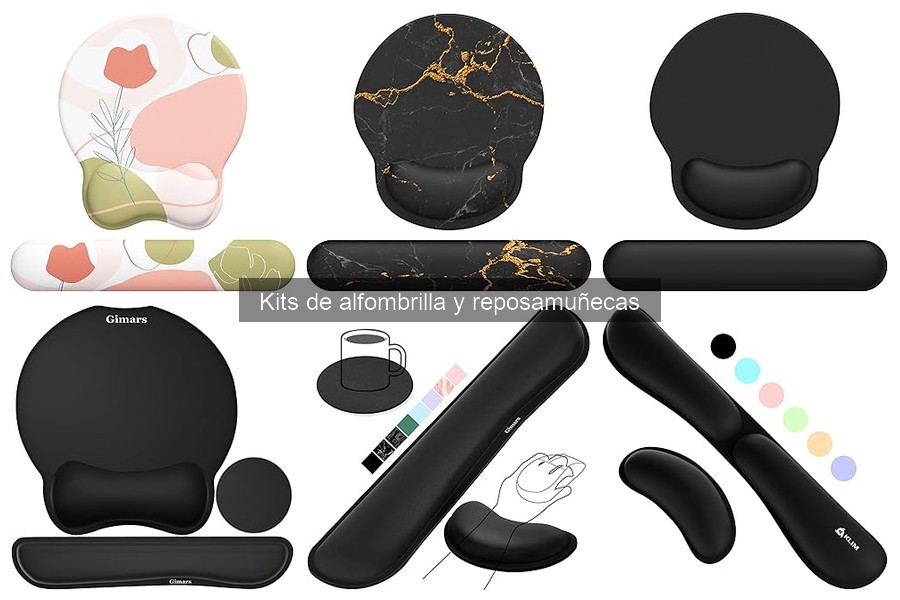 Alternativas innovadoras a kits de alfombrilla y reposamuñecas
