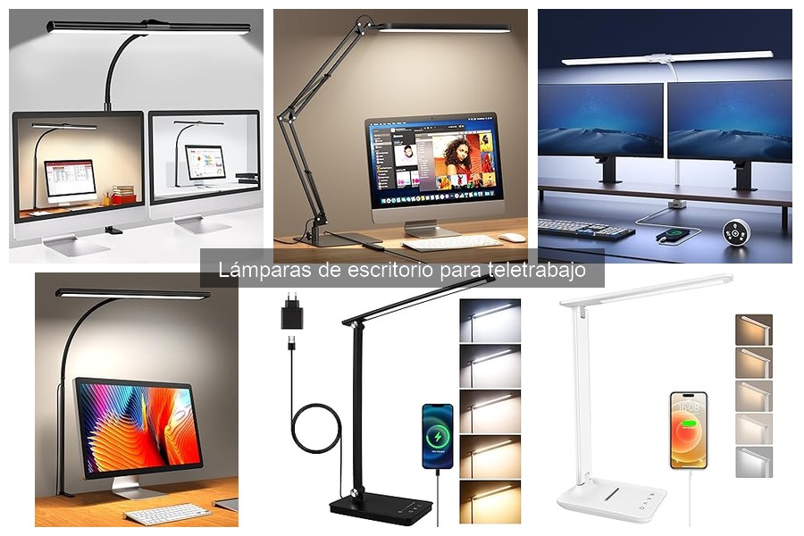 Beneficios de Lámparas de Escritorio Ergonómicas para Teletrabajo