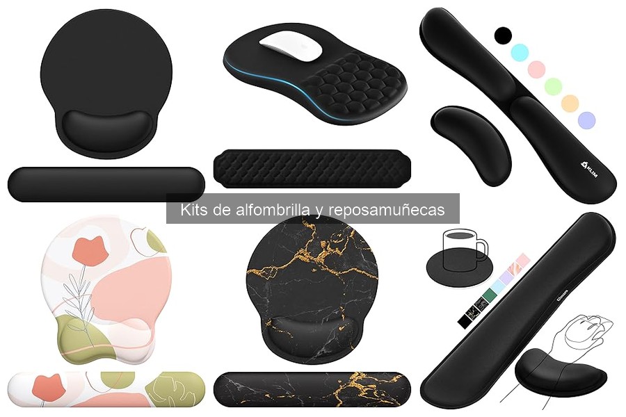 Beneficios de las alfombrillas y reposamuñecas ergonómicos