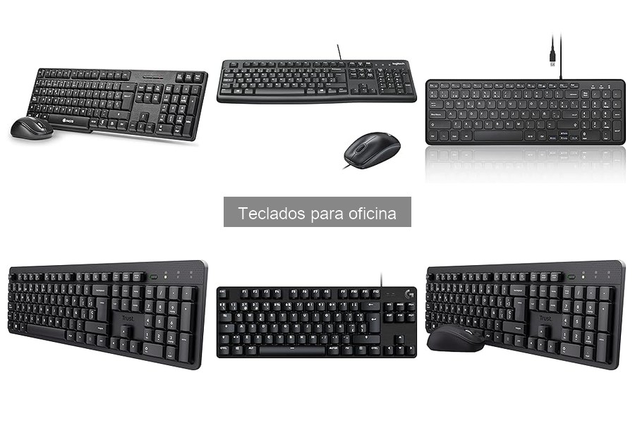 Características esenciales de un teclado para oficina