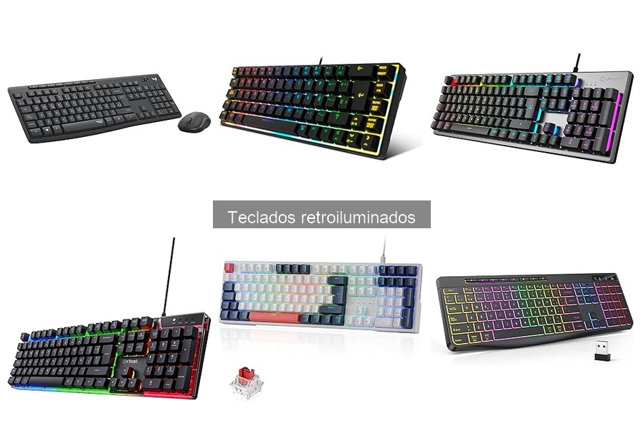 Características esenciales de un teclado retroiluminado