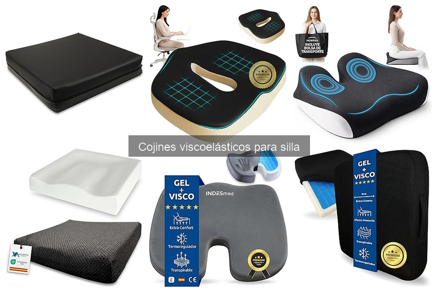 Cojines viscoelásticos vs. de gel: ¿Cuál elegir para tu silla?