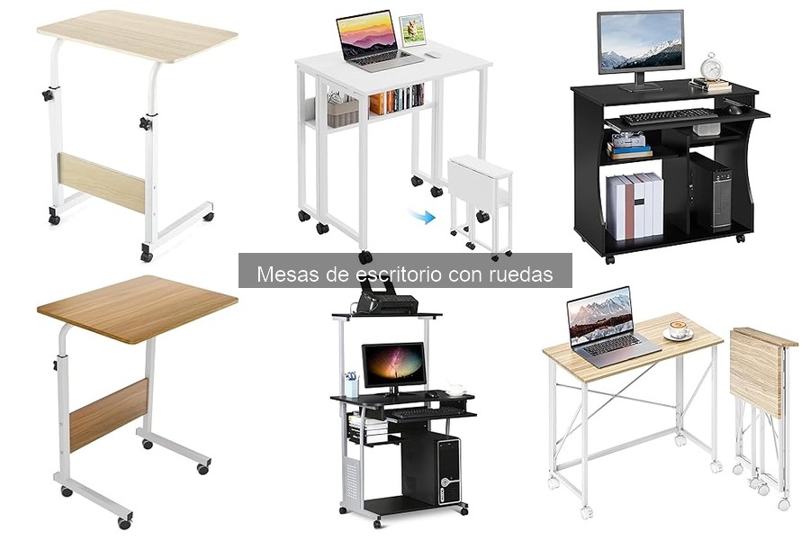 ** ¿Cómo afectan las mesas de escritorio con ruedas a la ergonomía?