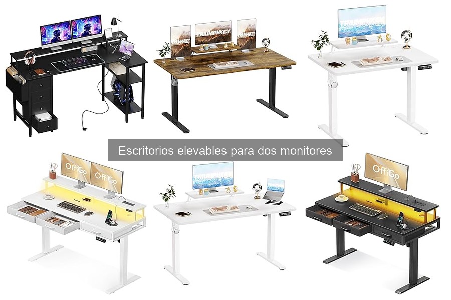 Cómo cuidar tu escritorio elevable para dos monitores