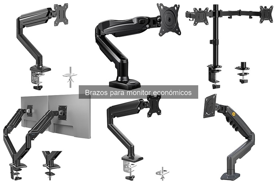 Cómo elegir el mejor brazo para monitor económico