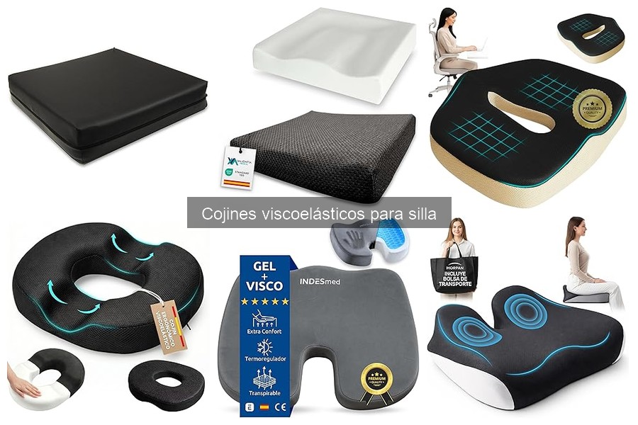 Cómo elegir el mejor cojín viscoelástico para silla