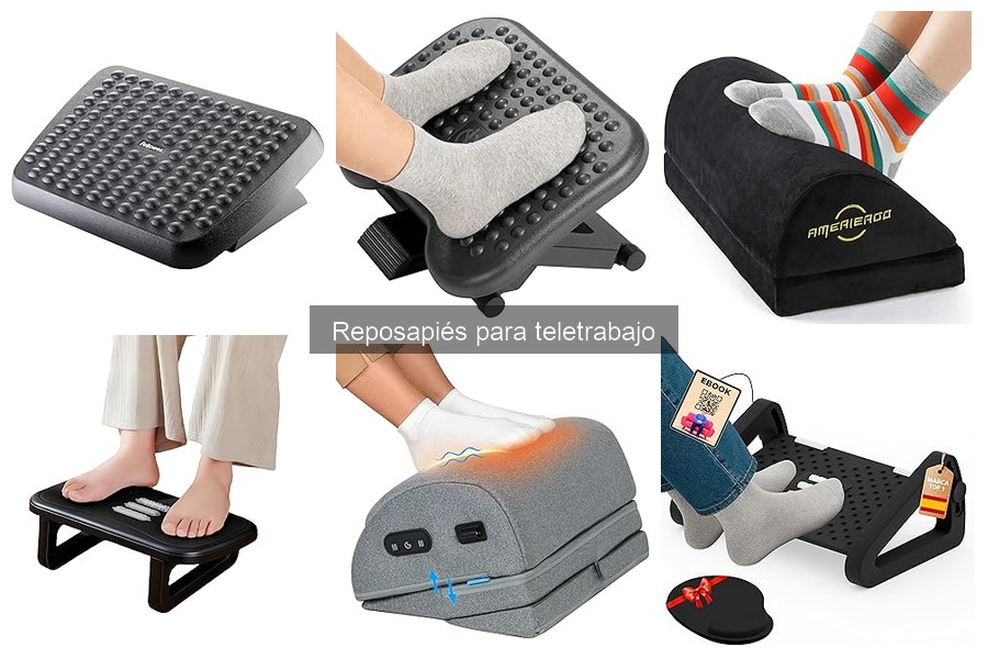 ¿Cómo elegir el mejor reposapiés para teletrabajo?