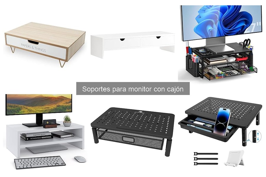 Cómo elegir el mejor soporte para monitor con cajón