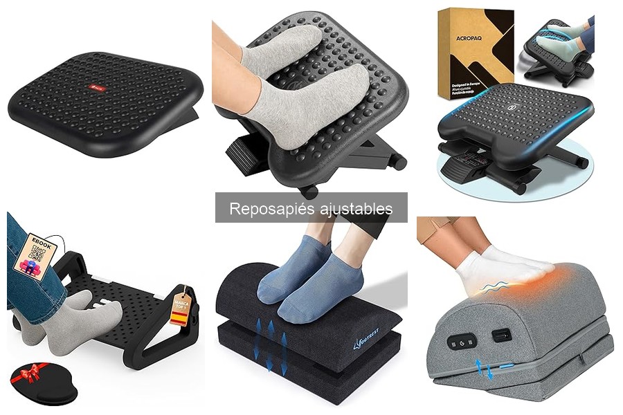 Cómo elegir el reposapiés ajustable ideal para tu oficina