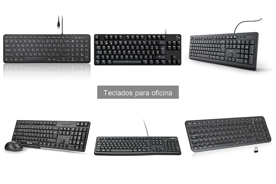 Cómo elegir el teclado adecuado para tu oficina en casa