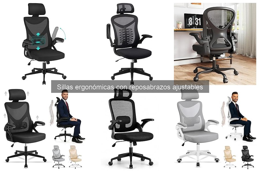Cómo elegir la mejor silla ergonómica con reposabrazos ajustables