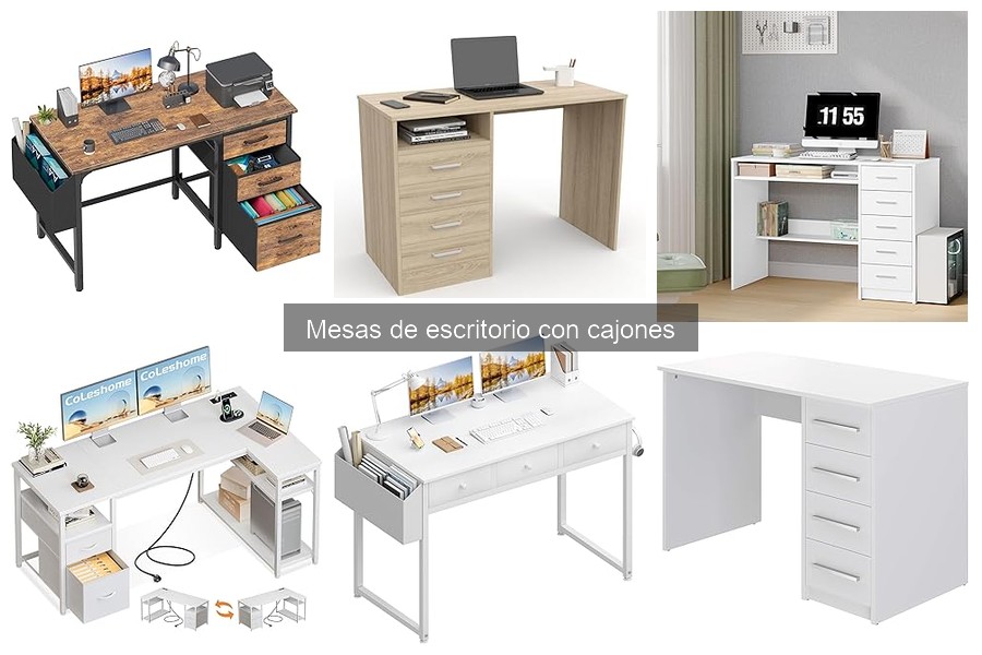 Cómo Elegir la Mesa de Escritorio con Cajones Ideal