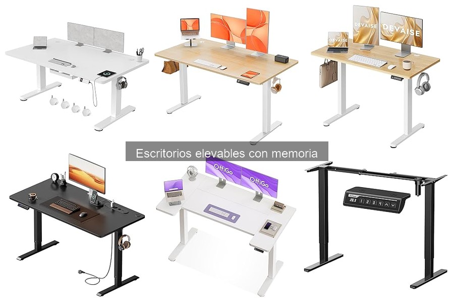 Cómo elegir un escritorio elevable con memoria: guía clave