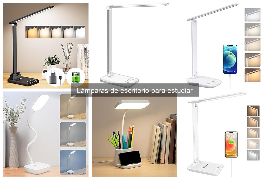Cómo evitar el deslumbramiento al usar lámparas de escritorio